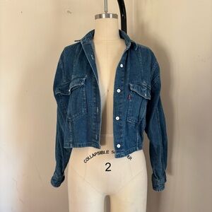 Vintage 80s Levi's Cropped denim jacket